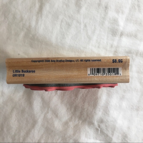 Stampabilities Little Buckaroo Wood Mounted Stamp - Picture 4 of 4